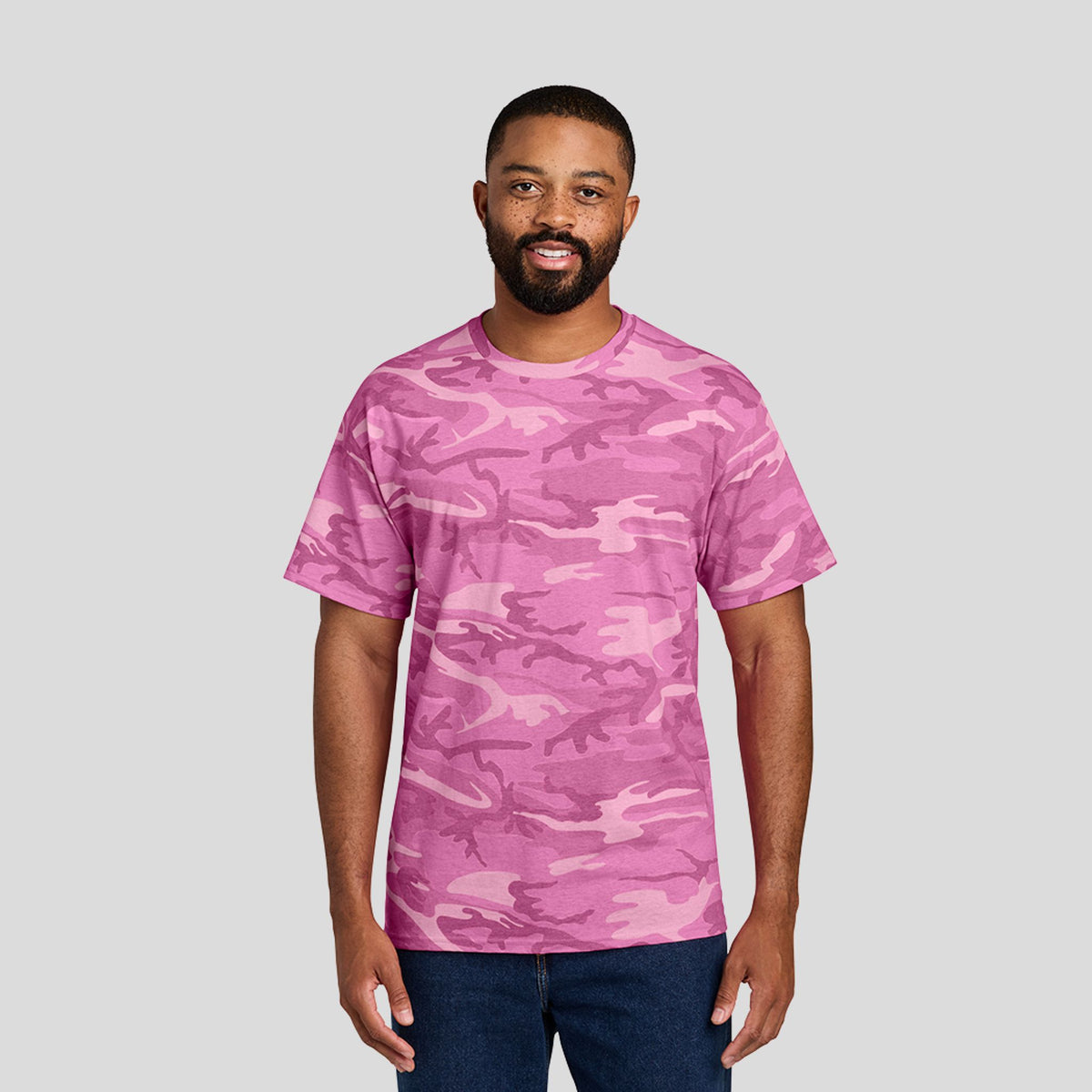 Core Cotton Camo Tee | Pink Camo