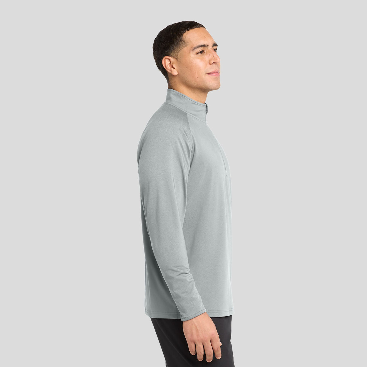 Sport-Wickยฎ Stretch 1/4-Zip Pullover | Silver
