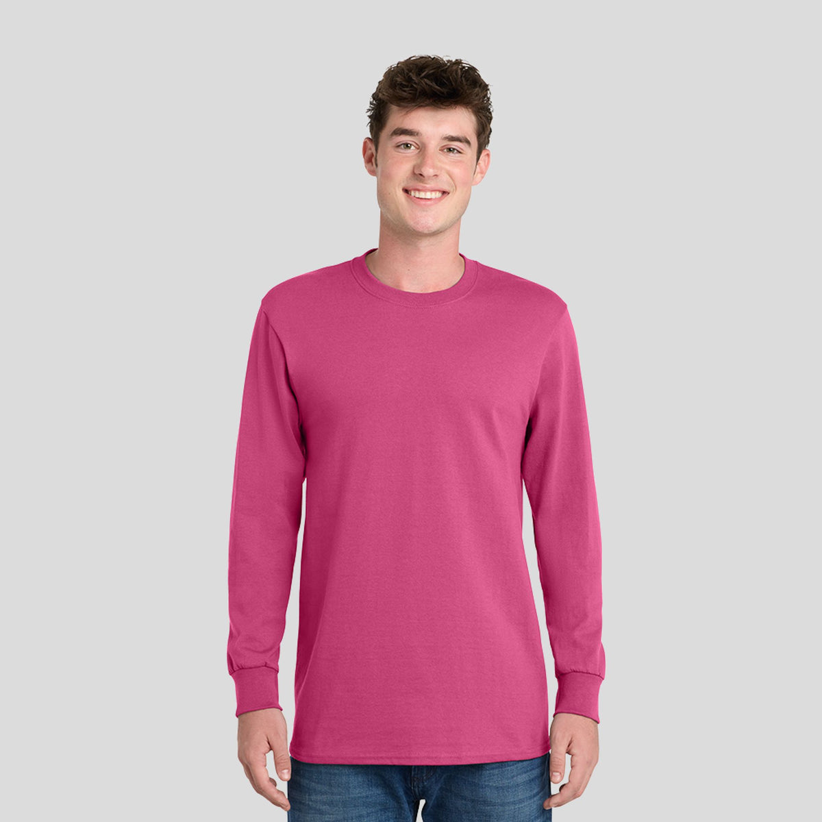 Long Sleeve Essential Tee | Sangria