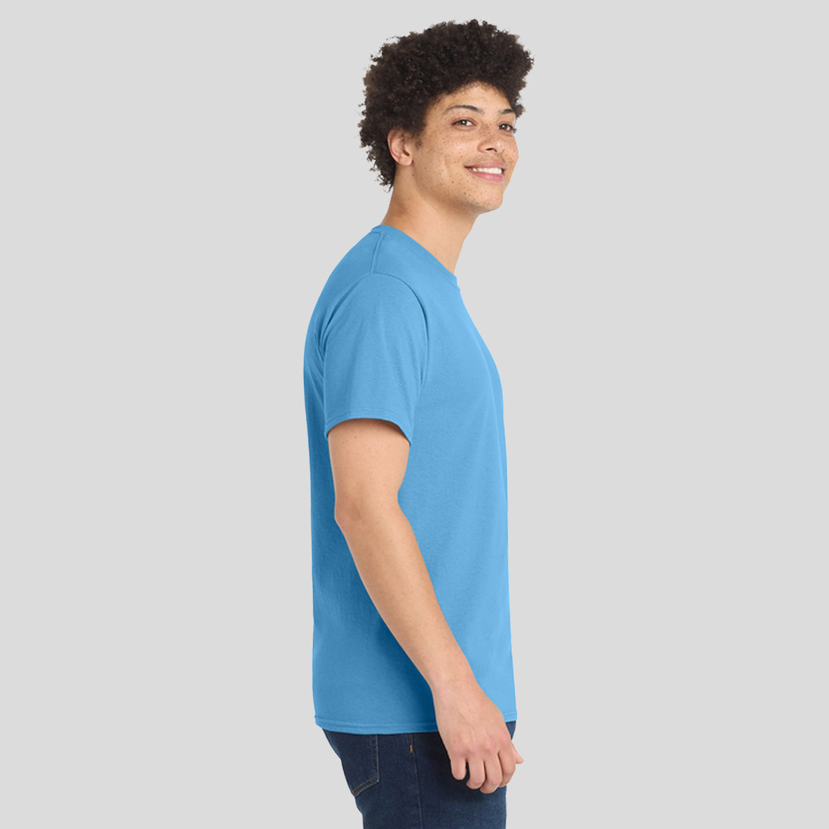 Tall Core Blend Tee | Aquatic Blue
